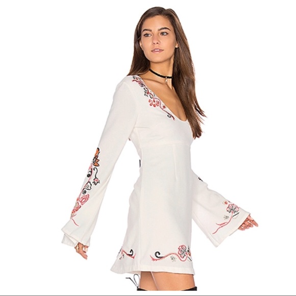 FREE PEOPLE LONG SLEEVE MINI DRESS - Picture 5 of 5